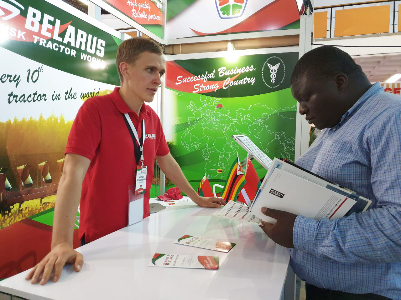 Экспозиция белорусских производителей Made in Belarus на международной  выставке Zimbabwe International Trade Fair 2019